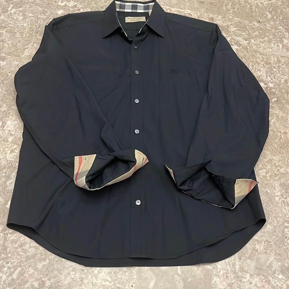 Men’s Burberry Long Sleeve Dress Shirt